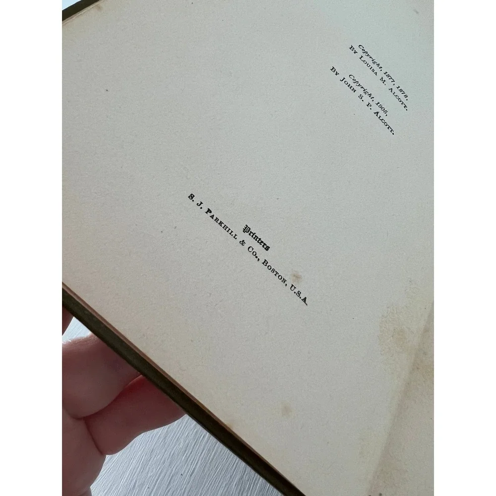 1906 Under the Lilacs by Louisa May Alcott Cloth Bound‎ Edwardian Book